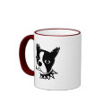 Distressed Border - 2-sided Ringer Mug