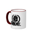 Distressed Border - 2-sided Ringer Mug