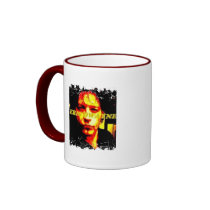 Distressed Border - 2-sided Ringer Mug