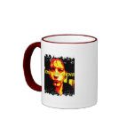 Distressed Border - 2-sided Ringer Mug