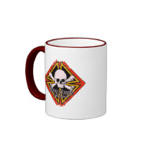 Distressed Border - 2-sided Ringer Mug by element51 Distressed Border - 2-sided Ringer Mug
