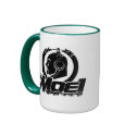 Distressed Border 2-sided Ringer Mug