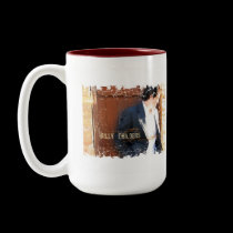 Distressed Border 2-sided Ringer Mug