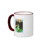Distressed Border - 2-sided Ringer Mug