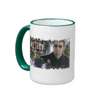 Distressed Border 2-sided Ringer Mug by ljohnverrell Distressed Border 2-sided Ringer Mug