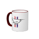Distressed Border - 2-sided Ringer Mug