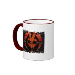 Distressed Border - 2-sided Ringer Mug