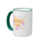 Distressed Border 2-sided Ringer Mug