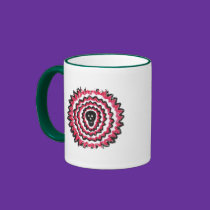 Distressed Border 2-sided Ringer Mug mugs