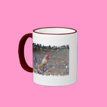 Distressed Border - 2-sided Ringer Mug