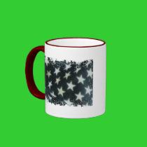 Distressed Border - 2-sided Ringer Mug