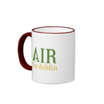Distressed Border - 2-sided Ringer Mug by airfmdublin Distressed Border - 2-sided Ringer Mug