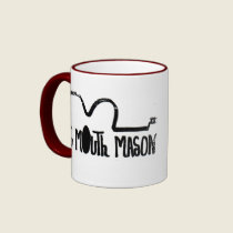Distressed Border - 2-sided Ringer Mug mugs