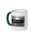 Distressed Border 2-sided Ringer Mug