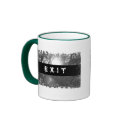 Distressed Border 2-sided Ringer Mug