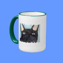 Distressed Border 2-sided Ringer Mug