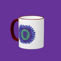 Distressed Border - 2-sided Ringer Mug mugs