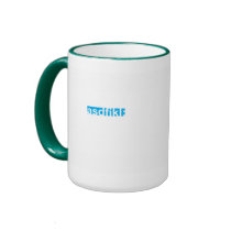 Distressed Border 2-sided Ringer Mug by michaelcheng Distressed Border 2-sided Ringer Mug