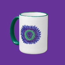 Distressed Border 2-sided Ringer Mug
