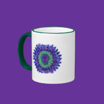 Distressed Border 2-sided Ringer Mug mugs