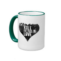 Distressed Border 2-sided Ringer Mug