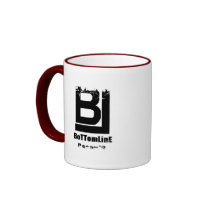 Distressed Border - 2-sided Ringer Mug by youngsmiff Distressed Border - 2-sided Ringer Mug