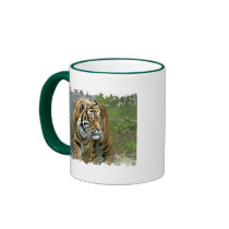 Distressed Border 2-sided Ringer Mug