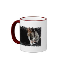 Distressed Border - 2-sided Ringer Mug