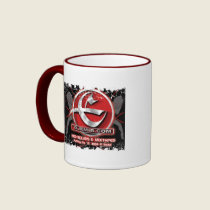 Distressed Border - 2-sided Ringer Mug