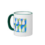 Distressed Border 2-sided Ringer Mug