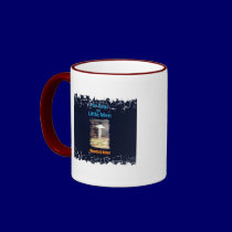 Distressed Border - 2-sided Ringer Mug