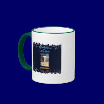 Distressed Border 2-sided Ringer Mug