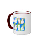 Distressed Border - 2-sided Ringer Mug