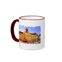 Distressed Border - 2-sided Ringer Mug