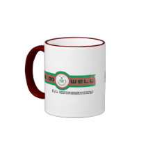 Distressed Border - 2-sided Ringer Mug