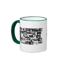 Distressed Border 2-sided Ringer Mug