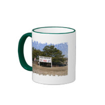 Distressed Border 2-sided Ringer Mug