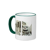 Distressed Border 2-sided Ringer Mug