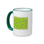 Distressed Border 2-sided Ringer Mug