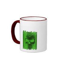 Distressed Border - 2-sided Ringer Mug