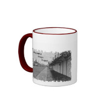 Distressed Border - 2-sided Ringer Mug