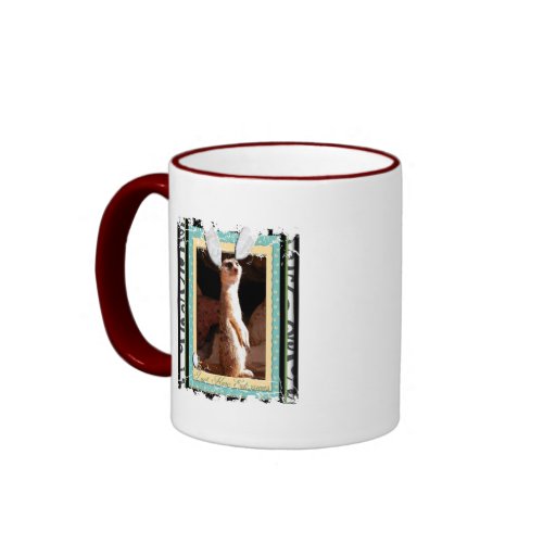 Distressed Border - 2-sided Ringer Mug