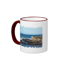 Distressed Border - 2-sided Ringer Mug