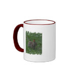 Distressed Border - 2-sided Ringer Mug