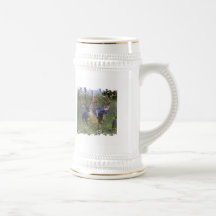 Distressed Border Stein Coffee Mug