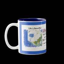 Distressed Border Stein - Customized mugs