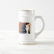 Distressed Border Stein mugs