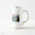 Distressed Border Stein mugs