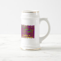 Distressed Border Stein mugs