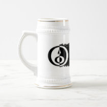 Distressed Border Stein mugs